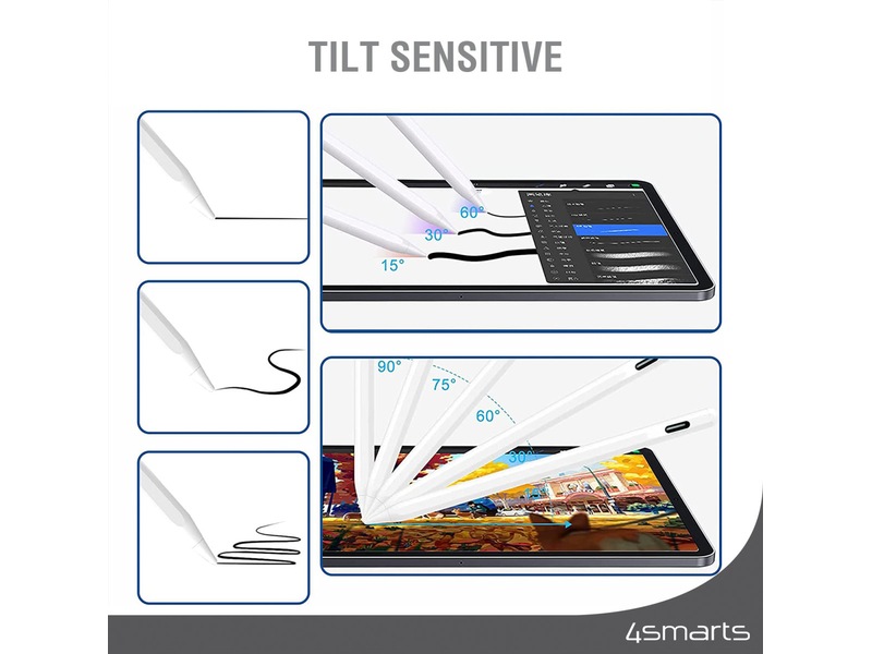 4smarts Pencil Pro 3 iPad stylus (hvit) Tastatur og stylus