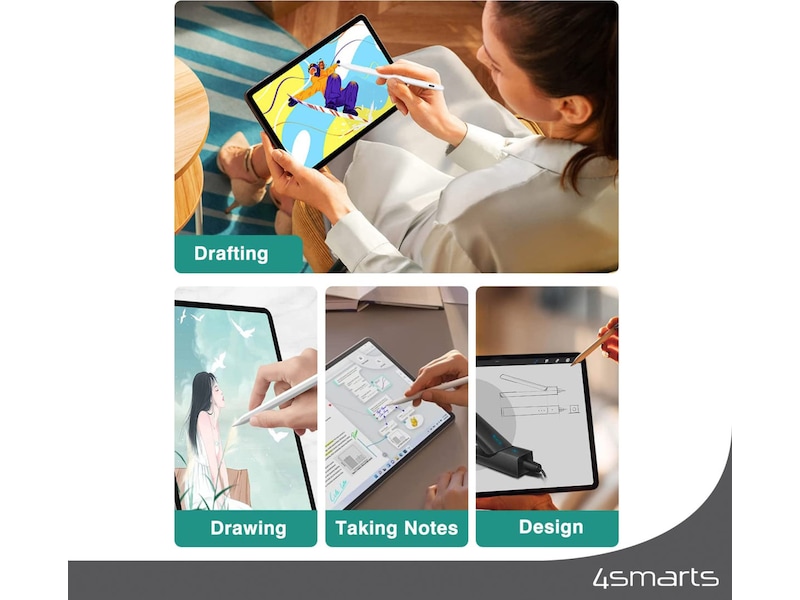 4smarts Pencil Pro 3 iPad stylus (hvit) Tastatur og stylus