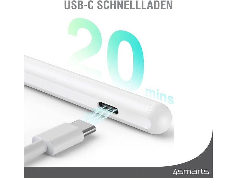 4smarts Pencil Pro 3 iPad stylus (hvit) Tastatur og stylus