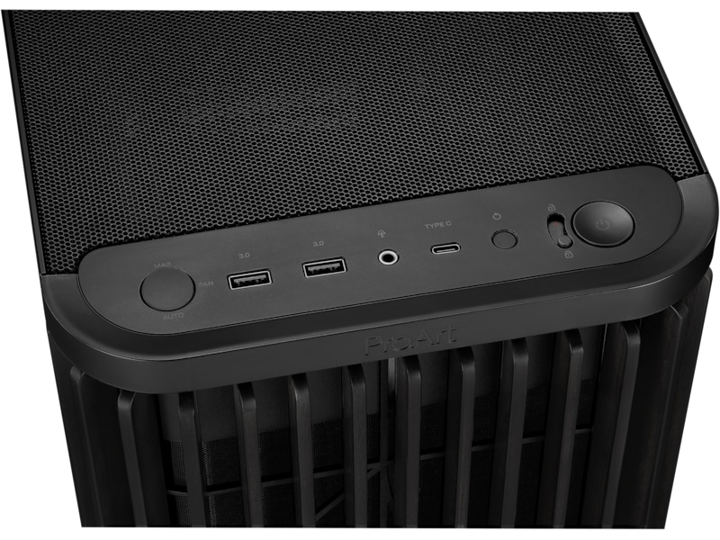 Asus Proart PA401 Wood TG PWM Mid Tower (sort) Midi tower