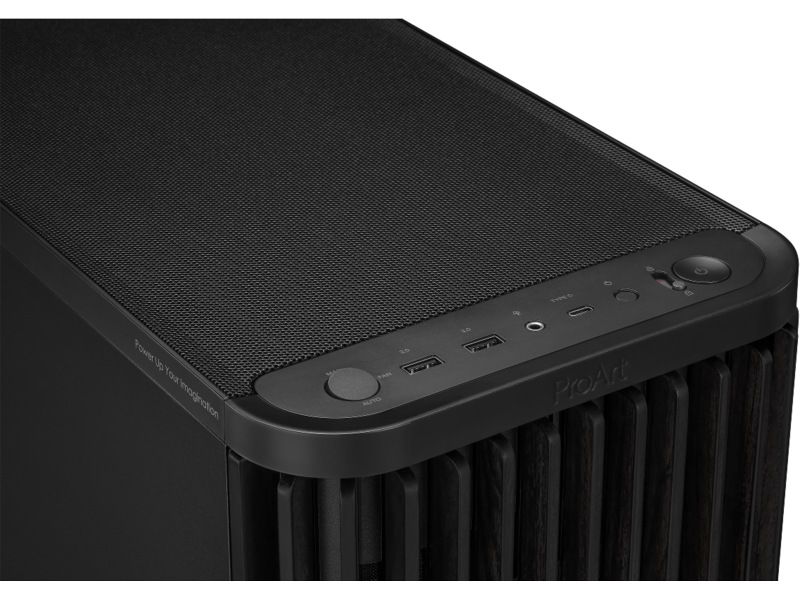 Asus Proart PA401 Wood Metal PWM Mid Tower (sort) Midi tower