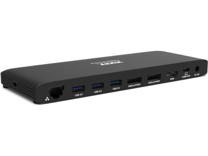 Port Design Office Docking Station Type C 3x4K Dockingstasjon & USB-HUB