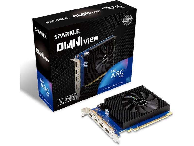 Sparkle Intel Arc A310 Omni View Skjermkort