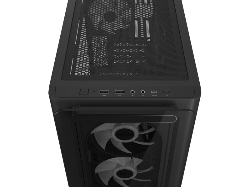 Asus A23 Plus ARGB micro-ATX (sort) Mini/Micro/Nano tower