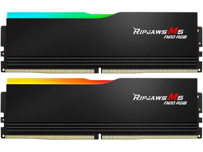G.Skill Ripjaws M5 NEO 6000MHz DDR5 32GB RGB (sort) Minnebrikker