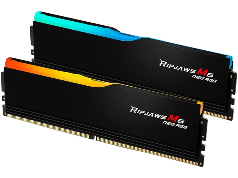 G.Skill Ripjaws M5 NEO 6000MHz DDR5 32GB RGB (sort) Minnebrikker