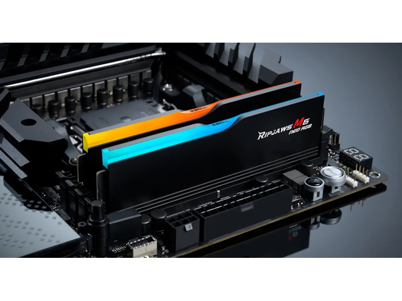 G.Skill Ripjaws M5 NEO 6000MHz DDR5 32GB RGB (sort) Minnebrikker