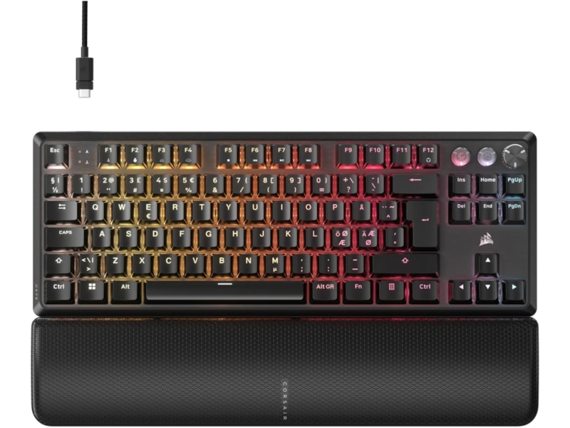 Corsair K70 PRO TKL RGB Gamingtastatur (sort) Gamingtastatur