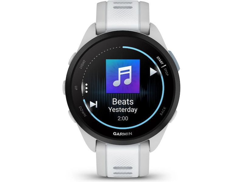 Garmin Forerunner 165 Music 43mm GPS (tåkegrå/whiteshone) Smartklokker