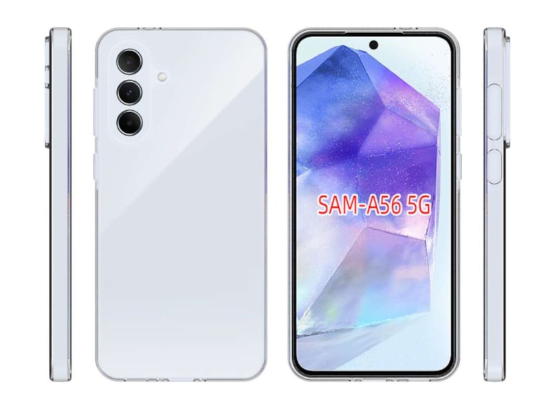 iiglo Galaxy A56 Silikondeksel (gjennomsiktig) Mobildeksel