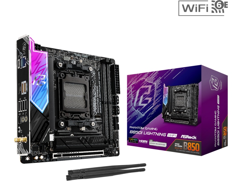 ASRock B850I Lightning WiFi Hovedkort AMD Socket
