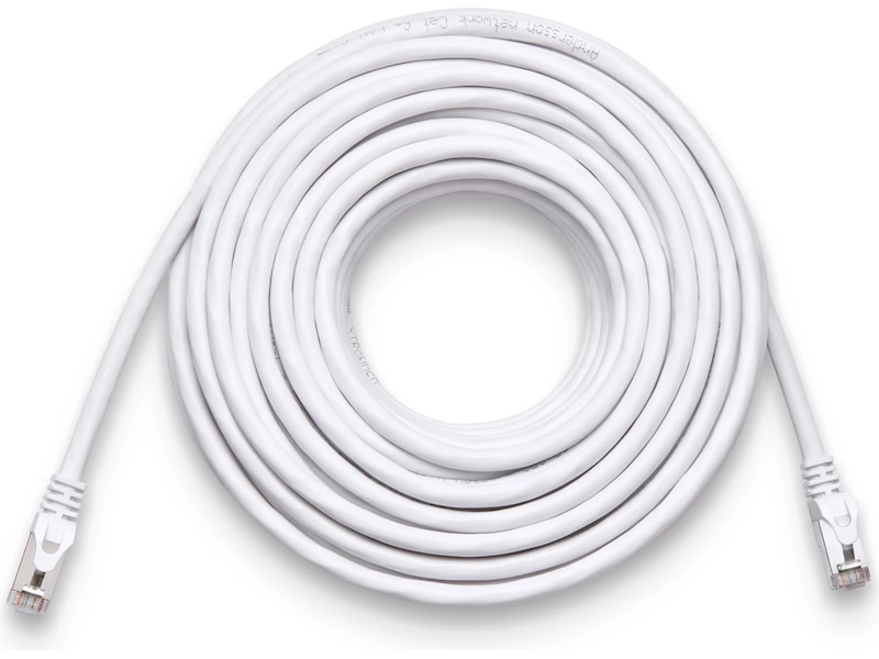 Nettverkskabel CAT6e 15m (hvit) Nettverkskabler