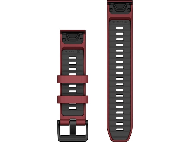 Garmin QuickFit Silikonreim 22mm (marsala/grafitt) Reim