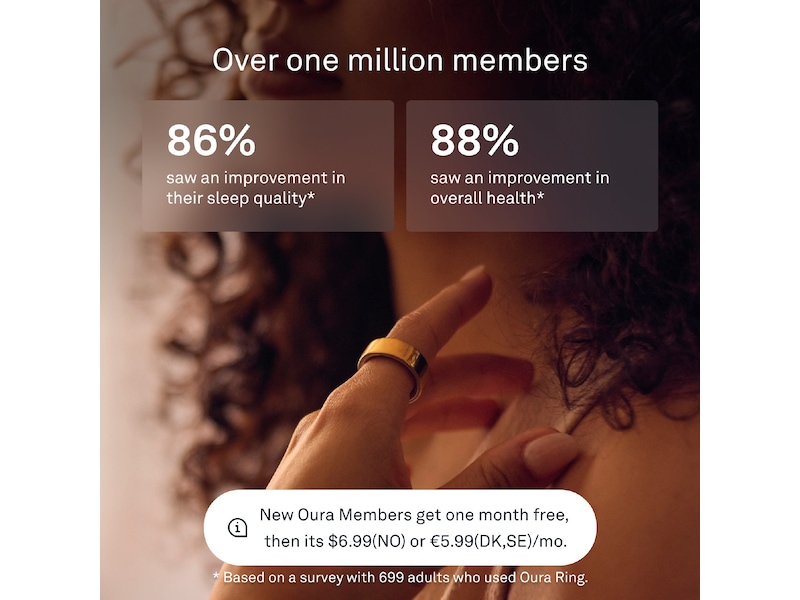 Oura Ring 4 Smart Ring str. 11 (gull) Smart ring