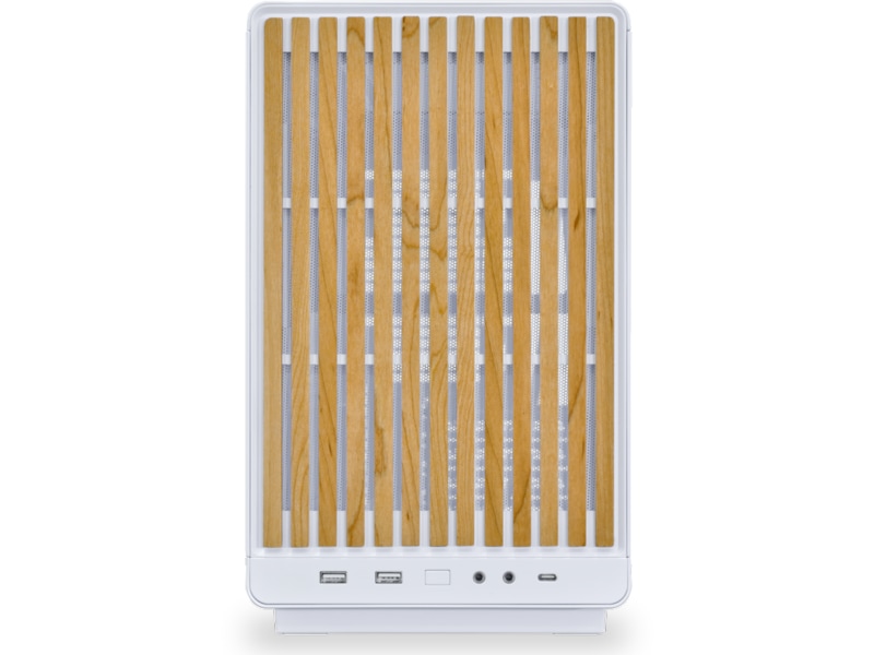 Lian Li A3- mATX-WD (hvit/beech) Midi tower