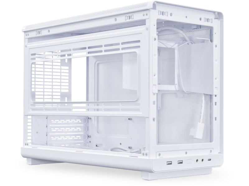 Lian Li A3- mATX-WD (hvit/beech) Midi tower