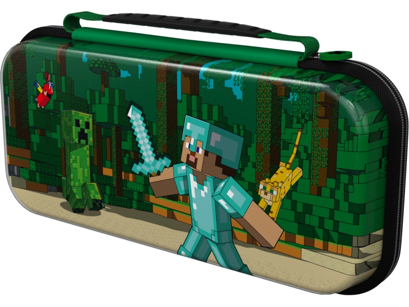 PDP NSW Travel Case Plus GLOW (minecraft forest battle) Tilbehør til spillkonsoller