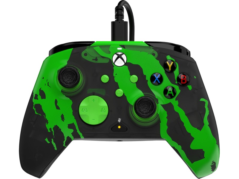 PDP Rematch Glow Kablet Kontroller (jolt green) Tilbehør til spillkonsoller