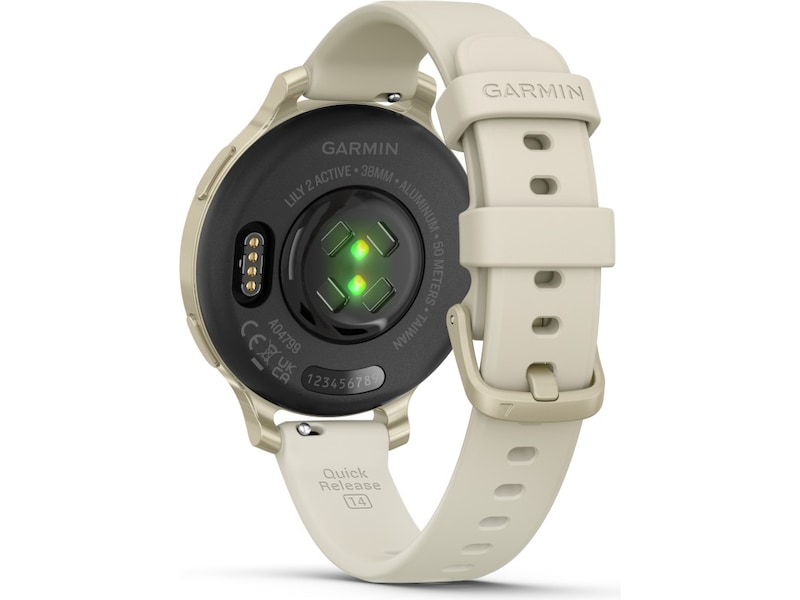 Garmin Lily 2 Active 32mm GPS (lunar gold) -B-Grade Demo klokker