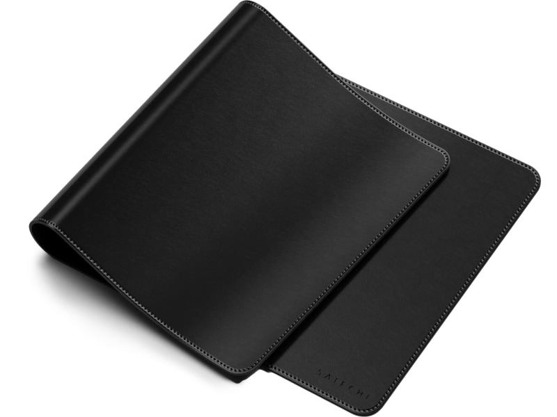 Satechi Vegan-Leather Premium Skrivebordsmatte (sort) Musematte