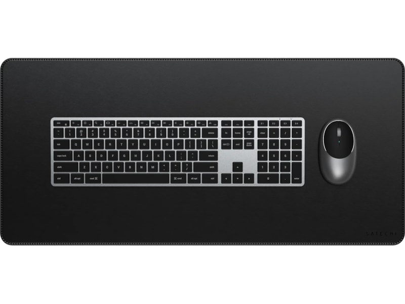 Satechi Vegan-Leather Premium Skrivebordsmatte (sort) Musematte