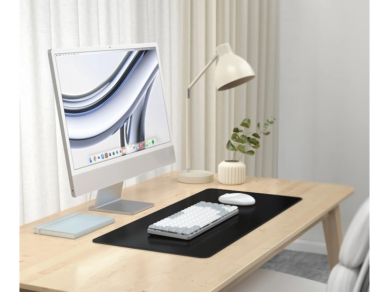 Satechi Vegan-Leather Premium Skrivebordsmatte (sort) Musematte