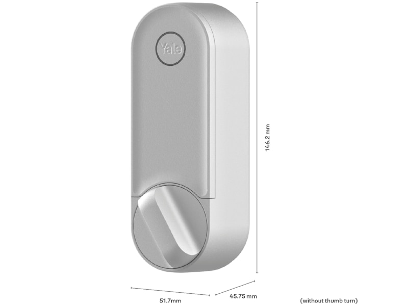Yale Linus L2 Nordic (sølv) Elektronisk dørlås
