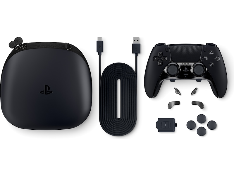 PlayStation 5 DualSense Edge Kontroller (Midnight Black) Tilbehør til spillkonsoller