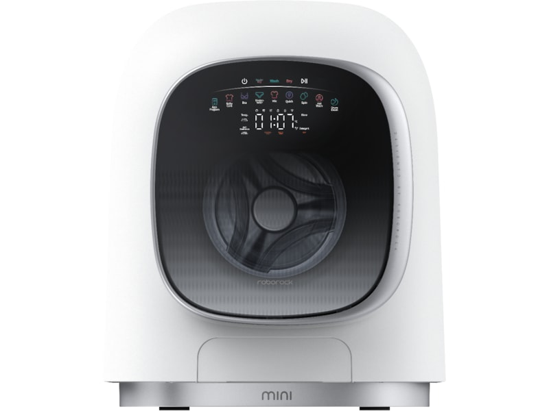 Roborock ZEO Mini Vask/Tørk (hvit/sølv) Kombinert vaskemaskin og tørketrommel