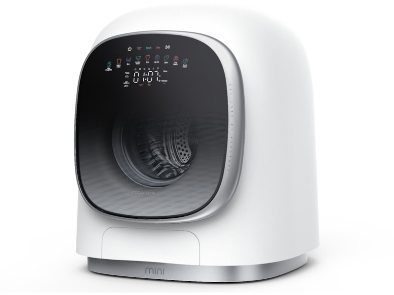 Roborock ZEO Mini Vask/Tørk (hvit/sølv) Kombinert vaskemaskin og tørketrommel