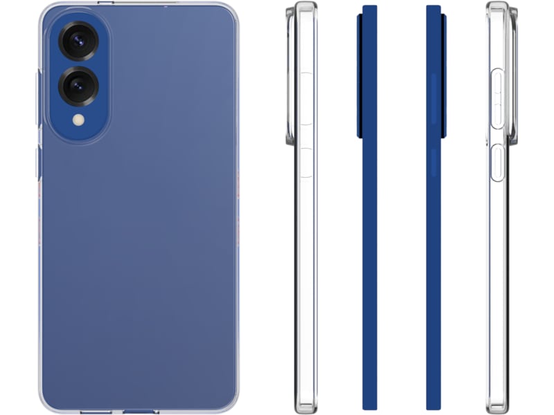 iiglo Galaxy S25 Edge Clear Case (gjennomsiktig) Mobildeksel