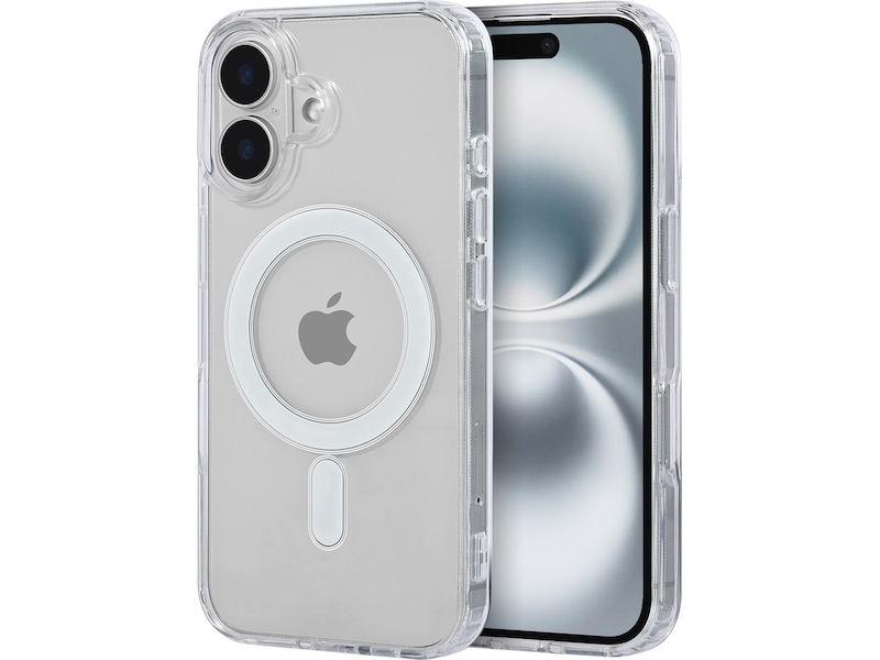 iiglo iPhone 16 Magnetic Clear Case (gjennomsiktig) Mobildeksel