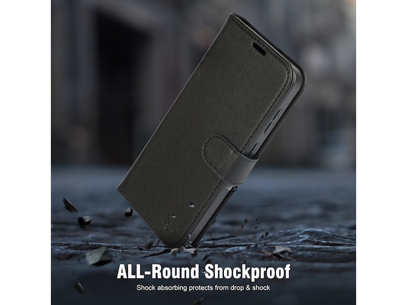 iiglo Galaxy A56 2-i-1 Lommebokdeksel (sort) Mobildeksel