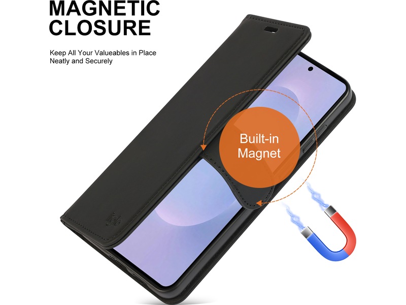 iiglo Galaxy S25 Edge Lommebokdeksel Mobildeksel