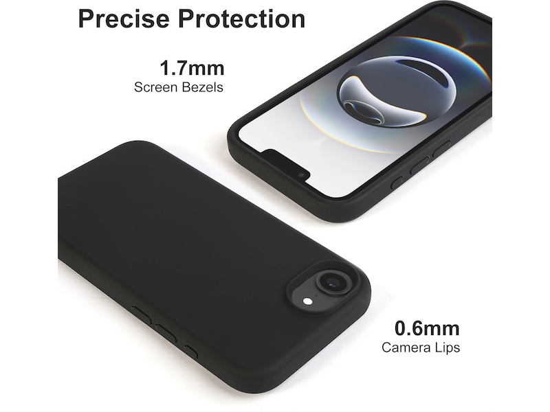 iiglo iPhone 17e / 16e Magnetic deksel (sort) Mobildeksel