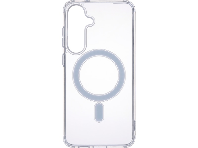 iiglo Galaxy S25+ Magnetic Silikondeksel (gjennomsiktig) Mobildeksel