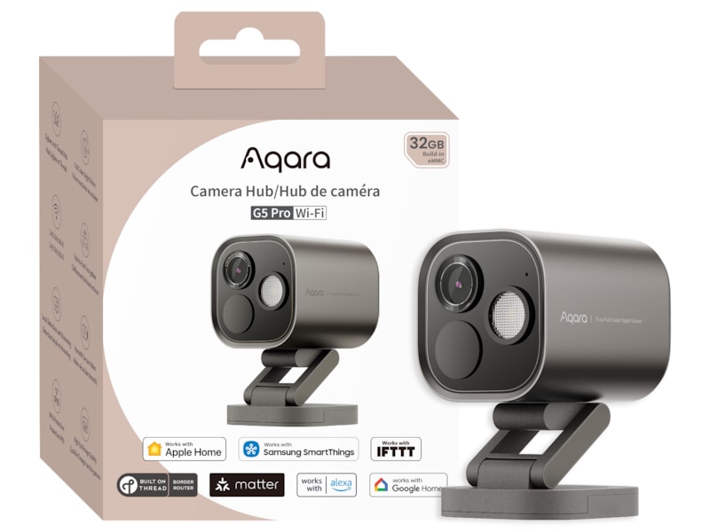 Aqara Camera Hub G5 Pro Wi-Fi (grå) Overvåkningskameraer