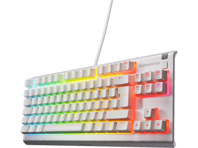 SteelSeries Apex 3 TKL gamingtastatur (hvit) Gamingtastatur