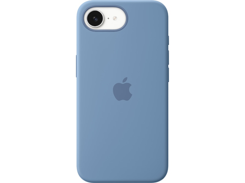 iPhone 16e Silikondeksel (vinterblå) Mobildeksel