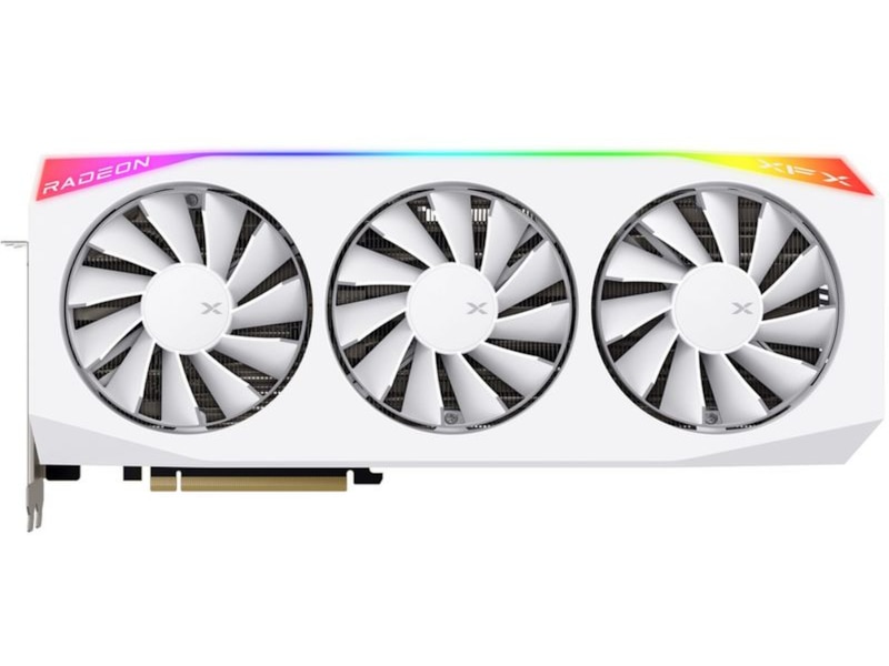 XFX Mercury AMD Radeon RX 9070 XT OC Magnetic Air RGB (hvit) Skjermkort