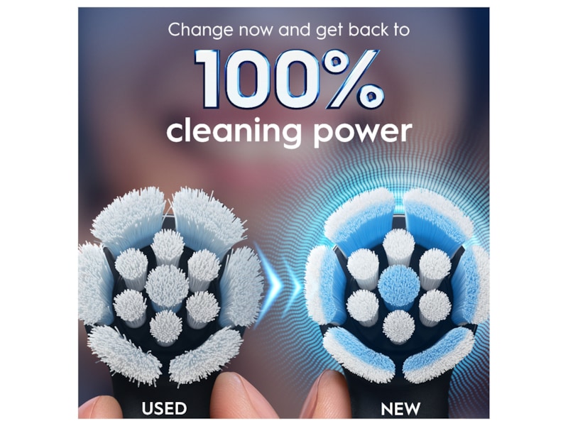 Oral-B iO Gentle Care Børstehoder 6 stk (sort) Tannbørstehoder