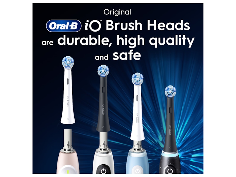 Oral-B iO Ultimate Clean Børstehoder 3 stk (hvit) Tannbørstehoder