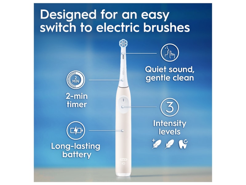 ORAL-B iO2 Series Elektrisk tannbørste (Calm Pink) Elektriske tannbørster