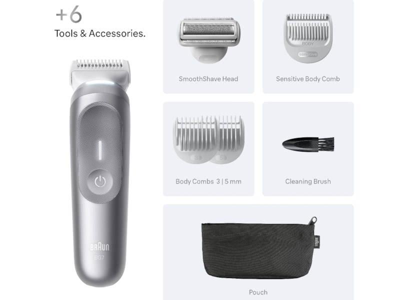 Braun Series 7 Kroppstrimmer (grå) Barbermaskiner