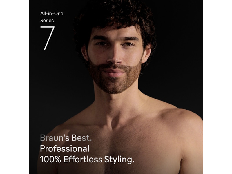 Braun Series 7 All-in-One groomingsett (blå) Hårklippere