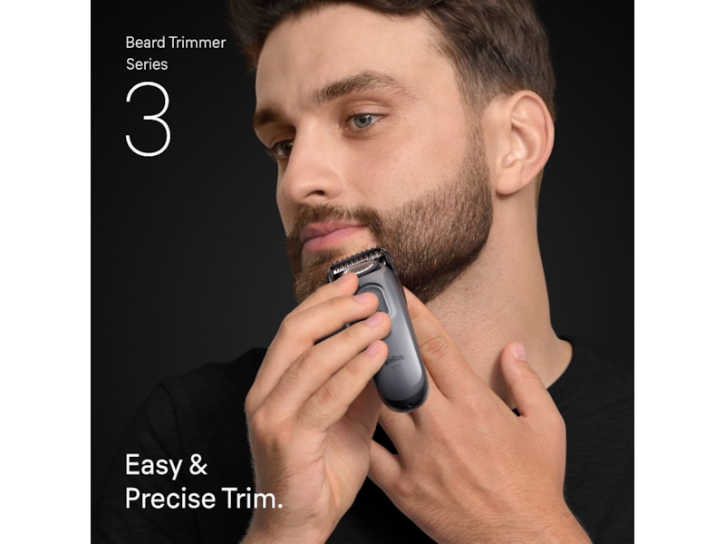Braun Series 3 Skjeggtrimmer (grå) Barbermaskiner
