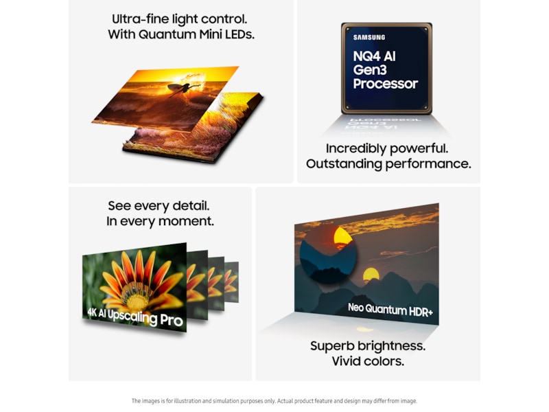 Samsung 98" QN90F Neo QLED 4K Mini LED Smart TV (2025) Over 80 tommer TV