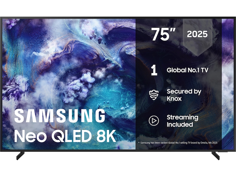 Samsung 75" QN900F Neo QLED 8K Mini LED  Smart TV (2025) 70 - 79 tommer TV
