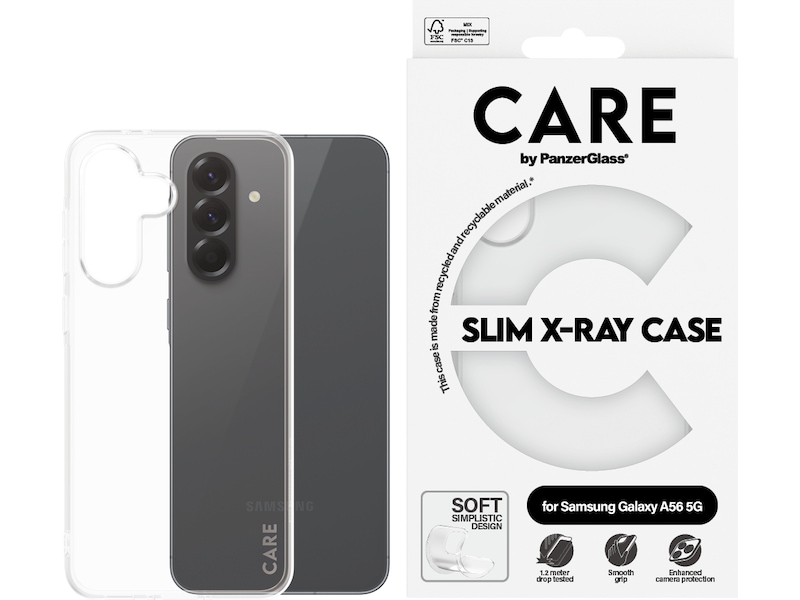PanzerGlass CARE Galaxy A56 5G Fashion silikondeksel (gjennomsiktig) Mobildeksel
