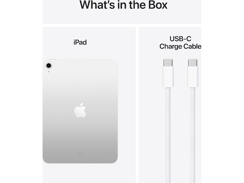 iPad 11" (2025) 256GB WiFi (sølv) Nettbrett / iPad